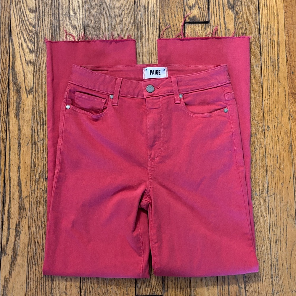 Paige Relaxed Rory Crop - NWOT Size 27 Rose Pink
